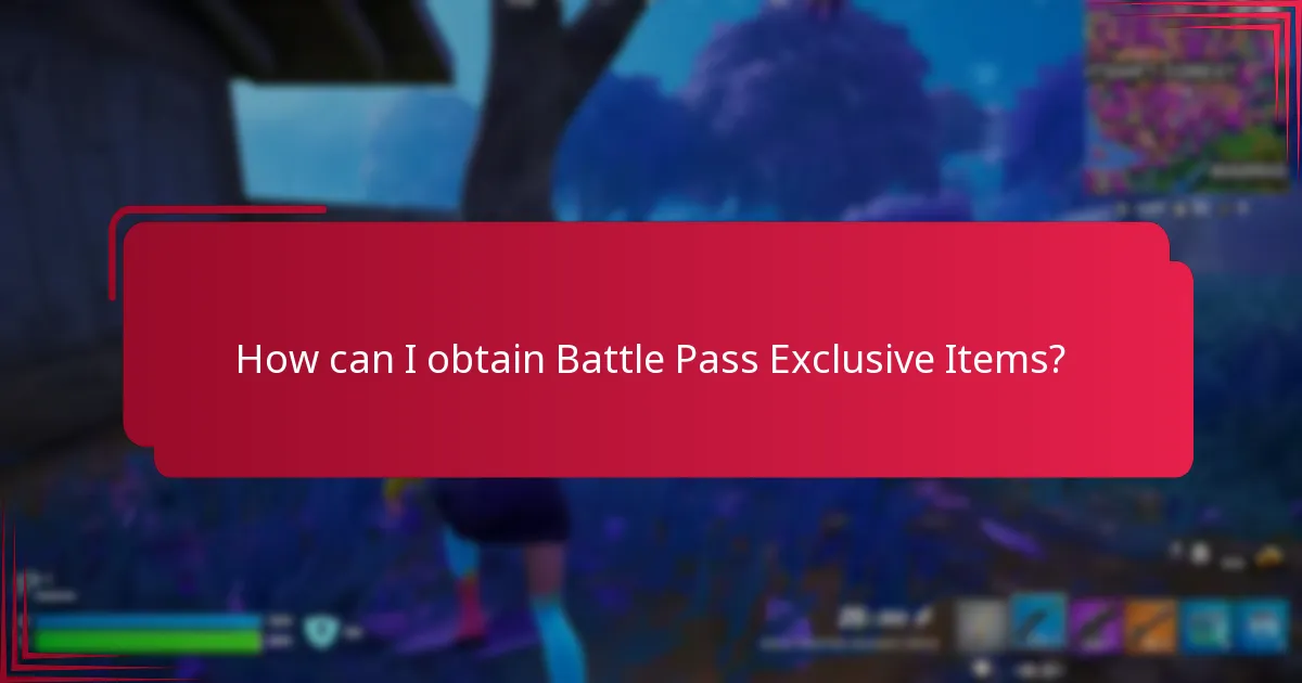 What are the rarity tiers of Battle Pass Exclusive Items?