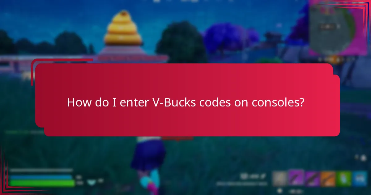 What is the process for entering V-Bucks codes on mobile devices?