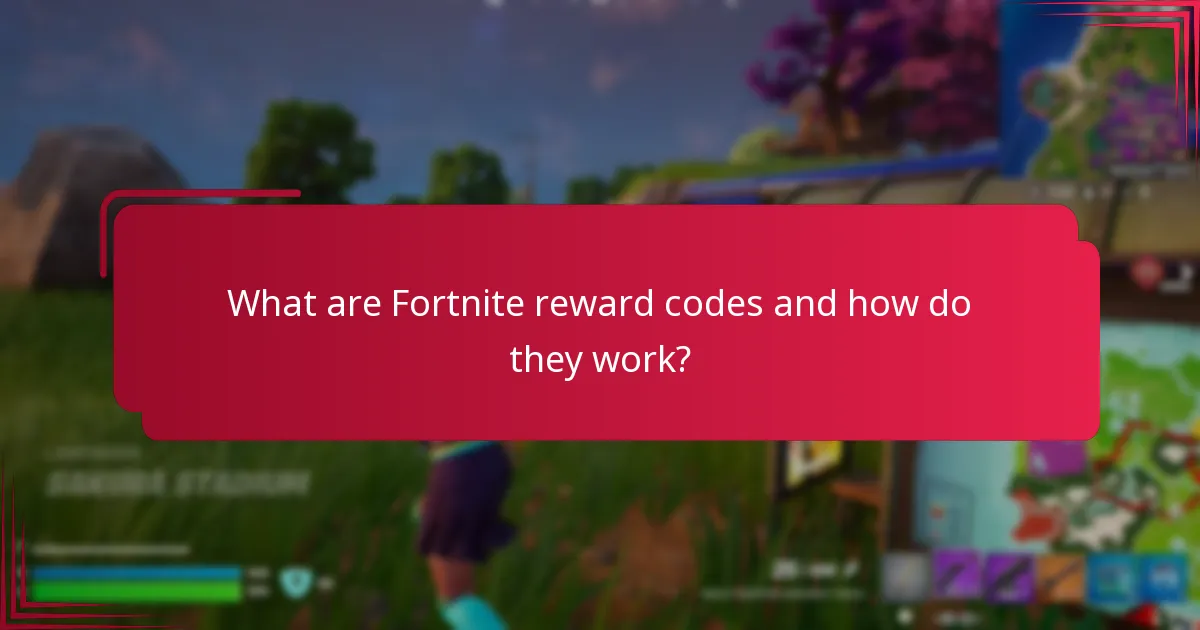 What cosmetics can be obtained through Fortnite reward codes?